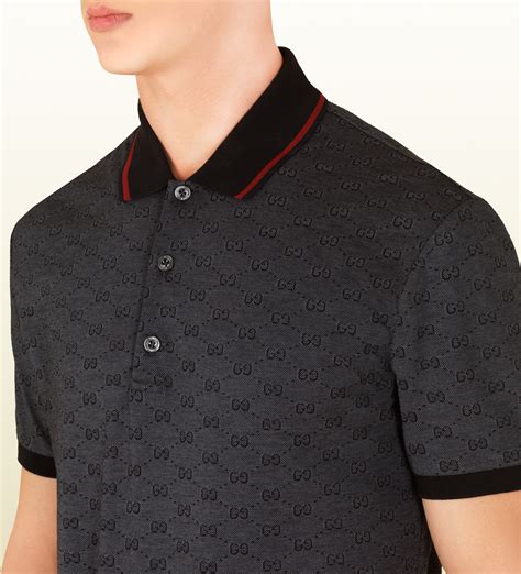 gucci pique gg jacquard polo|Gucci GG.